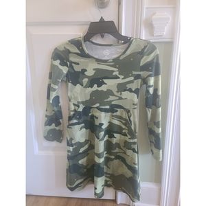 Girls Long Sleeve Dress with Pockets